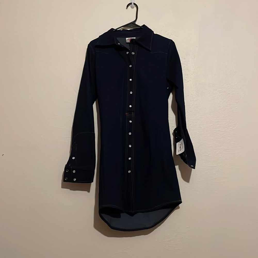Denim dress!